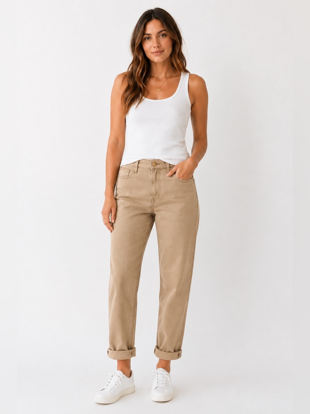 Kut from the Kloth Tan Catherine Boyfriend Jean
